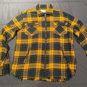 The Aman Zipper Plaid Shirt
